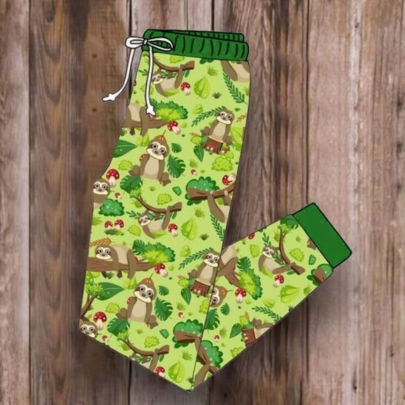 SLOTH LOUNGE PANTS - Picture 1 of 2